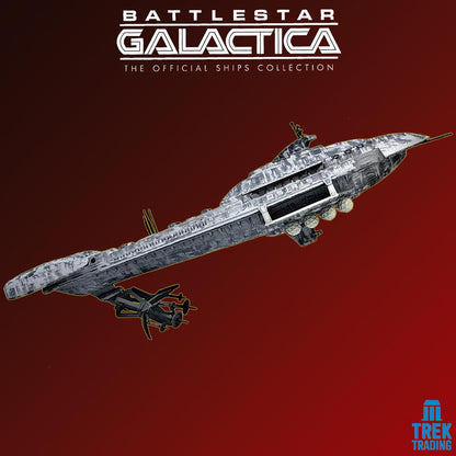 Battlestar Galactica Official Ships Collection - 28cm Blood and Chrome Osiris Battleship Issue 22 with Magazine