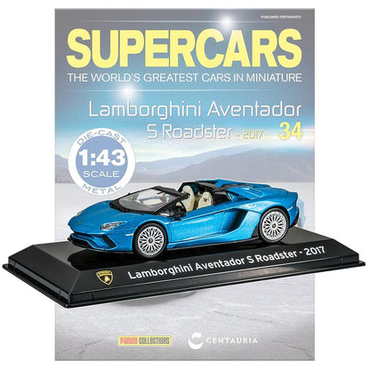 Supercars Collection 34 - Lamborghini Aventador S Roadster 2017 with Magazine