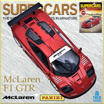 Supercars Collection 20 - McLaren F1 GTR 1995 with Magazine