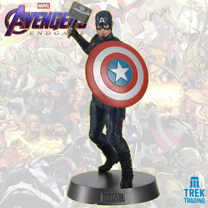 Marvel Avengers Endgame Heavyweights Collection - Captain America Metal Statue