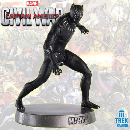 Marvel Captain America Civil War Heavyweights Collection - 10.5cm Black Panther Metal Statue