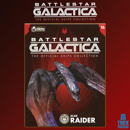 Battlestar Galactica Official Ships Collection - 27cm Scar Raider Issue 16 with Magazine