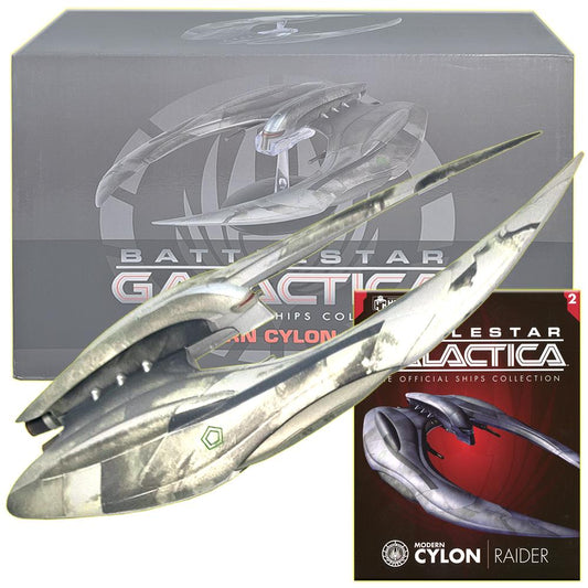 Battlestar Galactica Official Ships Collection - 27cm Modern Cylon Raider Issue 2 with Magazine