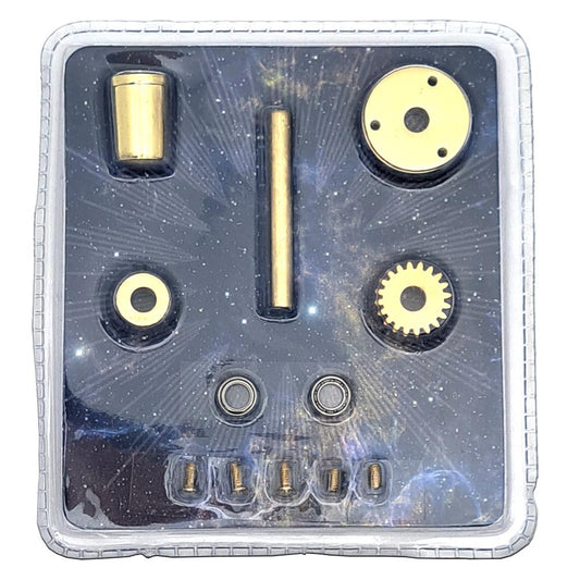 Build A Model Earth Moon and Sun Orbiter Tellurion Parts - Set 90 - Drive Shaft, 20 Tooth Gear and Spindle Set