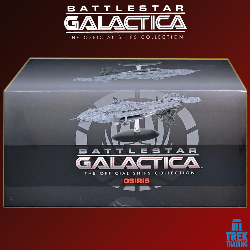 Battlestar Galactica Official Ships Collection - 28cm Blood and Chrome Osiris Battleship Issue 22 with Magazine