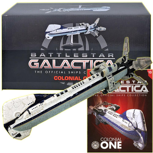 Battlestar Galactica Official Ships Collection - 27cm Colonial One Luxury Liner Issue 13 with Magazine