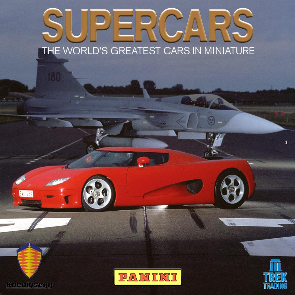 Supercars Collection 56 - Koenigsegg CC8S 2002 with Magazine