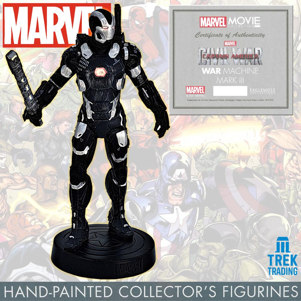 Marvel Movie Collection Figurines - 14cm War Machine Mark III Iron Man - Issue 64 Model Only