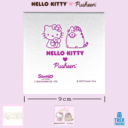 Hello Kitty & Pusheen - Sterling Silver Stud Earrings