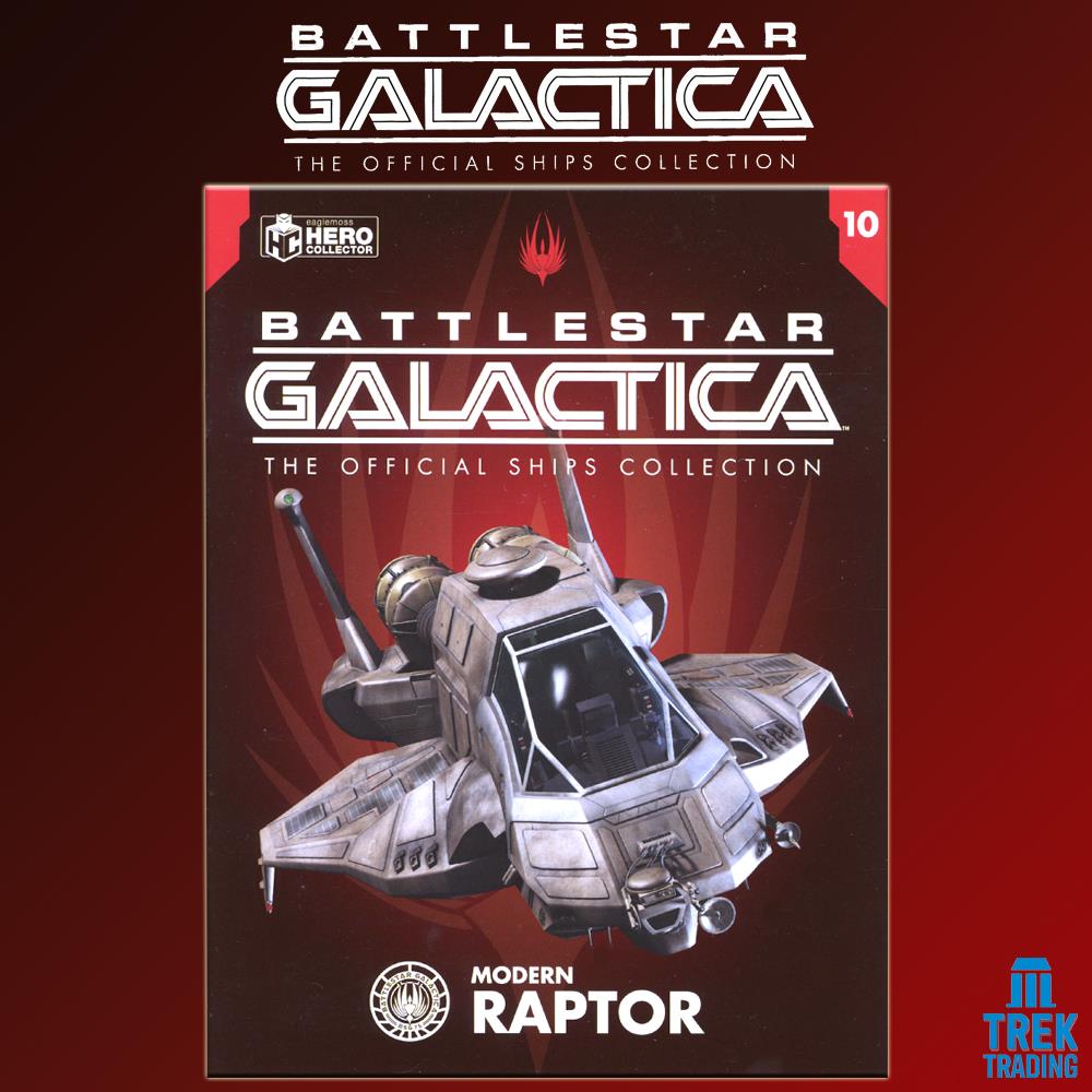 Battlestar Galactica Official Ships Collection - 22cm Modern Raptor with Magazine
