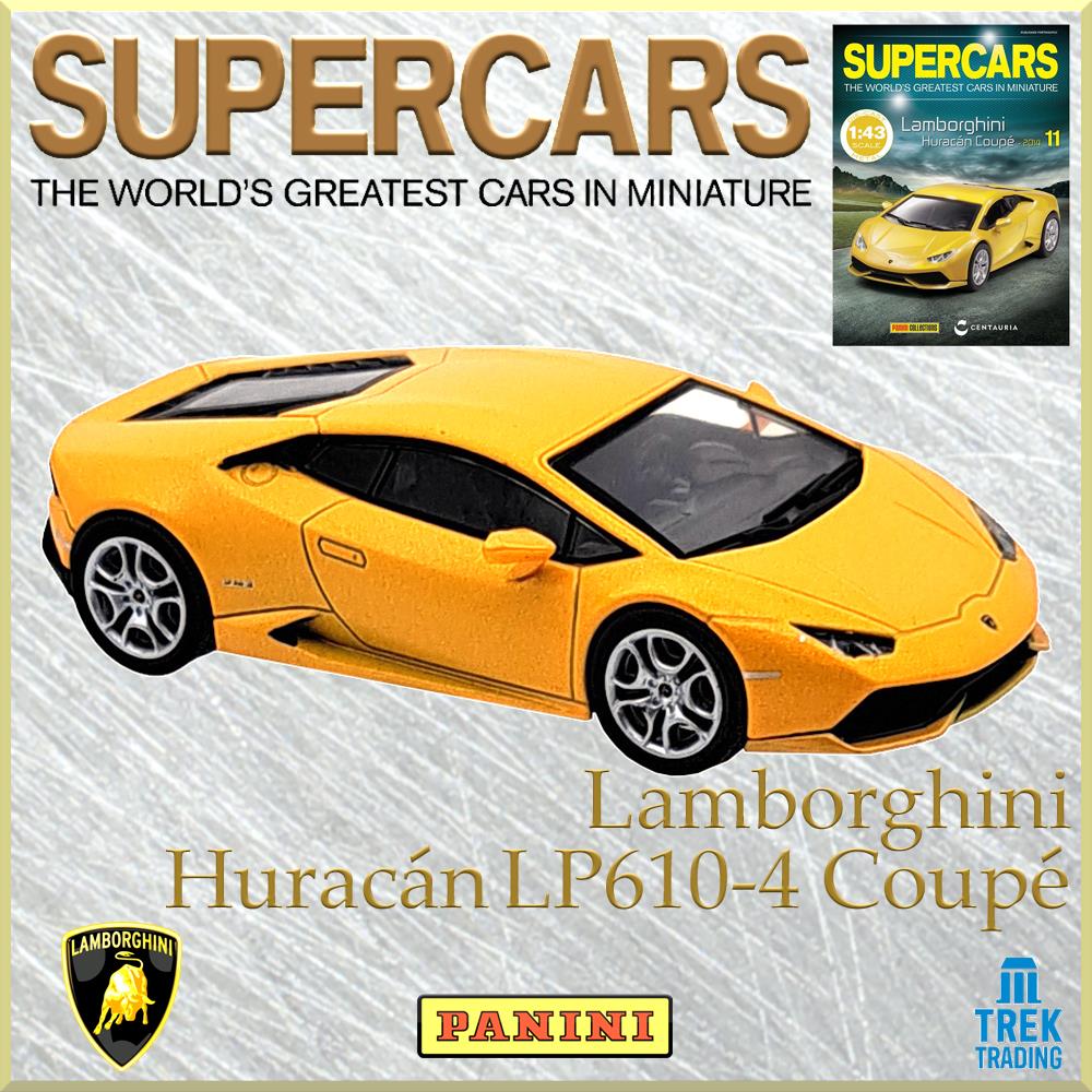 Supercars Collection 11 - Lamborghini Huracán LP610-4 Coupé 2014 with Magazine