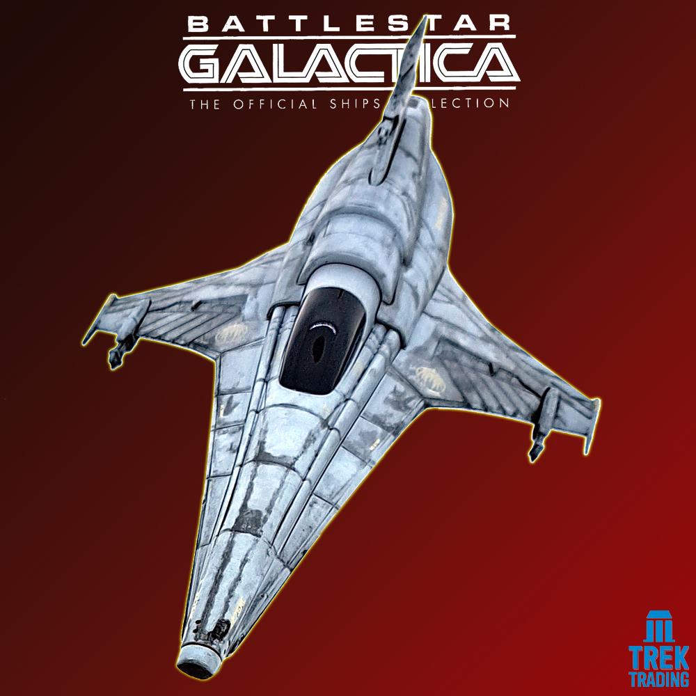 Battlestar Galactica Official Ships Collection - 18cm 2276NC Viper Mark VII Fighter Issue 6 with Magazine