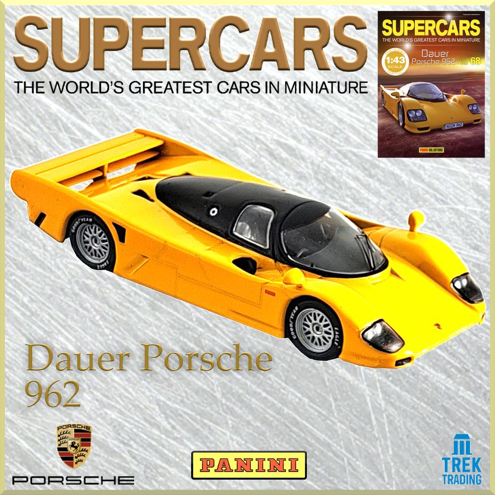 Supercars Collection 68 - Dauer Porsche 962 1993 with Magazine