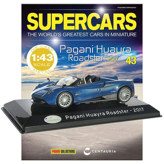 Supercars Collection 43 - Pagani Huayra Roadster 2017 with Magazine