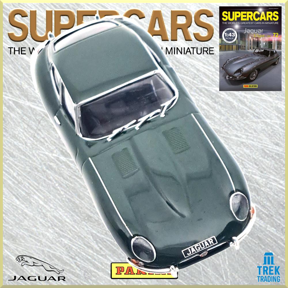 Supercars Collection 72 - Jaguar E-Type 1961 with Magazine