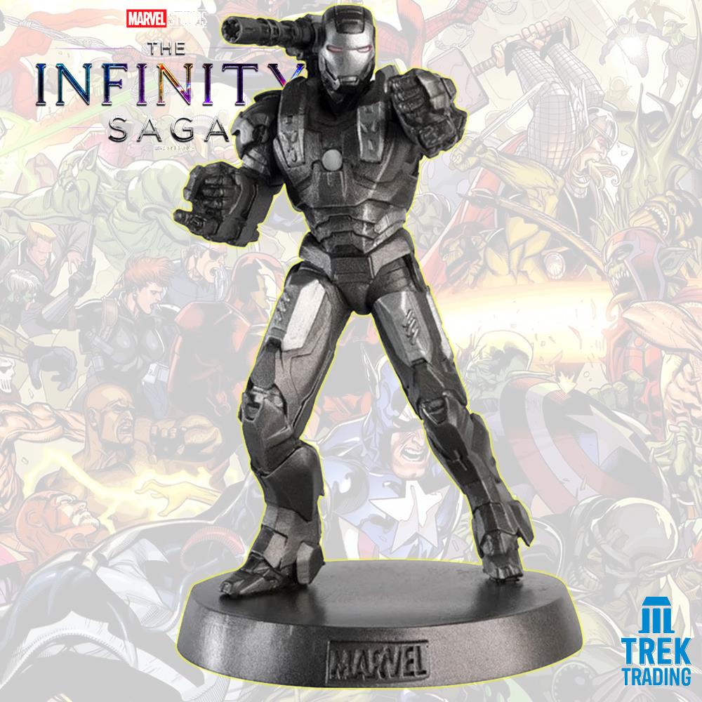 Marvel The Infinity Saga Heavyweights Collection - 12cm Iron Man 2 War Machine Metal Statue