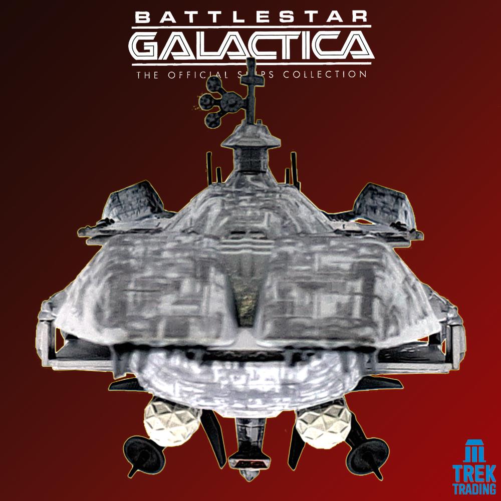 Battlestar Galactica Official Ships Collection - 28cm Blood and Chrome Osiris Battleship Issue 22 with Magazine