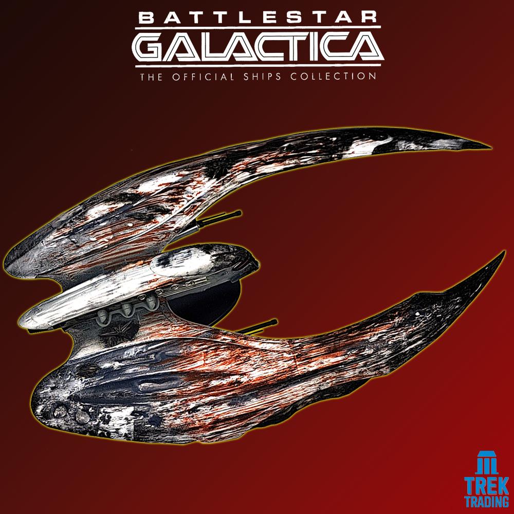 Battlestar Galactica Official Ships Collection - 27cm Scar Raider Issue 16 with Magazine