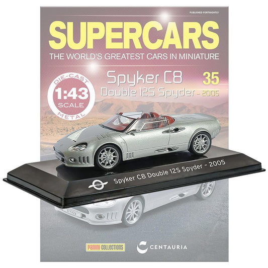 Supercars Collection 35 - Spyker C8 Double 12S Spyder with Magazine