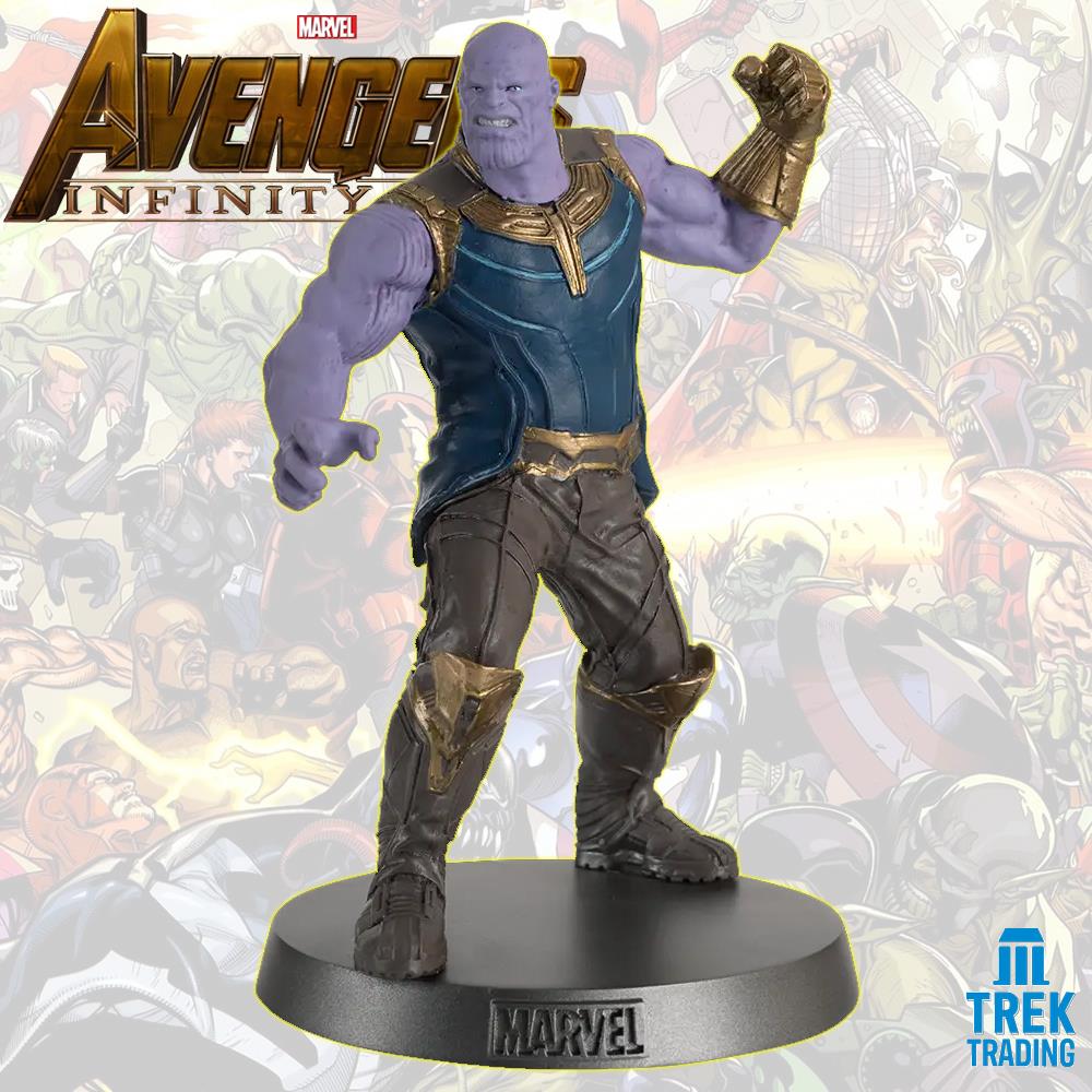 Marvel Avengers Infinity War Heavyweights Collection - 14cm Thanos Metal Statue