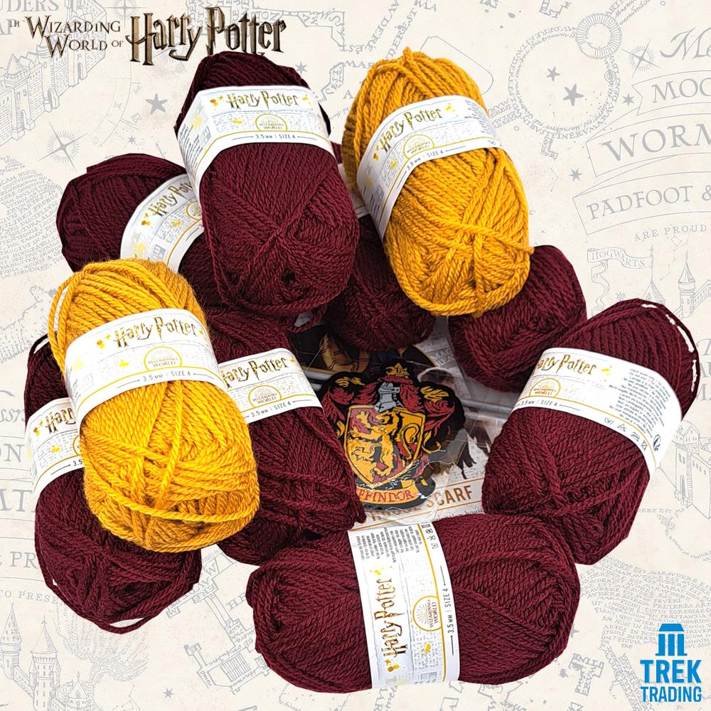 Harry Potter Wizarding World Collection - Gryffindor Scarf Knit kit