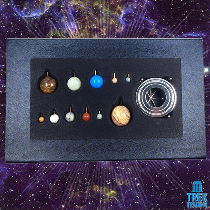 Build a Precision Mechanical Solar System Orrery - Semi-Precious Gemstone Planets Collection