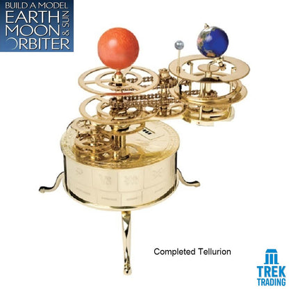 Build A Model Earth, Moon and Sun Orbiter Tellurion Parts - Set 104EU - European Plug