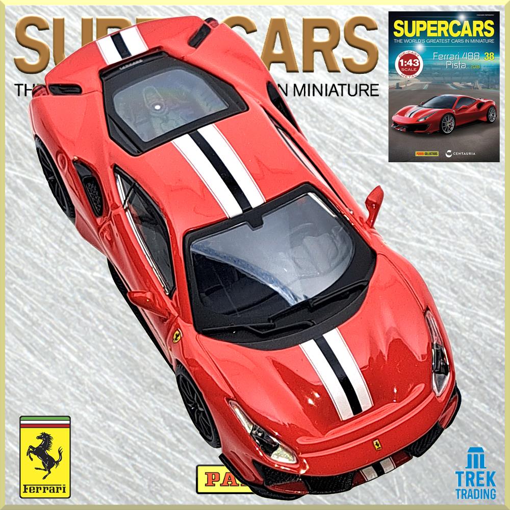 Supercars Collection 38 - Ferrari 488 Pista 2018 with Magazine