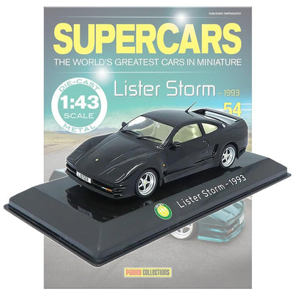 Supercars Collection 54 - Lister Storm 1993 with Magazine