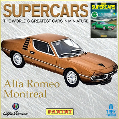 Supercars Collection 74 - Alfa Romeo Montreal 1970 with Magazine