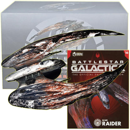 Battlestar Galactica Official Ships Collection - 27cm Scar Raider Issue 16 with Magazine