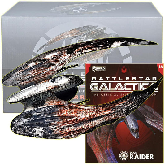 Battlestar Galactica Official Ships Collection - 27cm Scar Raider Issue 16 with Magazine