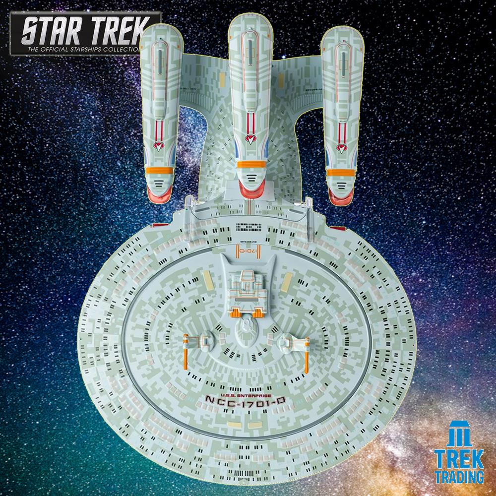 Star Trek Universe Collection - 22cm x 16cm Future USS Enterprise NCC-1701-D "All Good Things..."