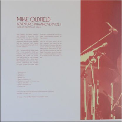 Mike Oldfield Vinyl - Adventures In Hanover Vol 1 Double Album