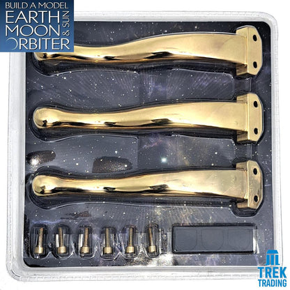 Build A Model Earth, Moon and Sun Orbiter Tellurion Parts - Set 93 - Legs, Pads and Screws
