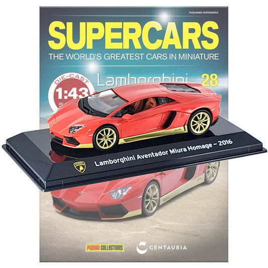 Supercars Collection 28 - Lamborghini Aventador Miura Homage 2016 with Magazine