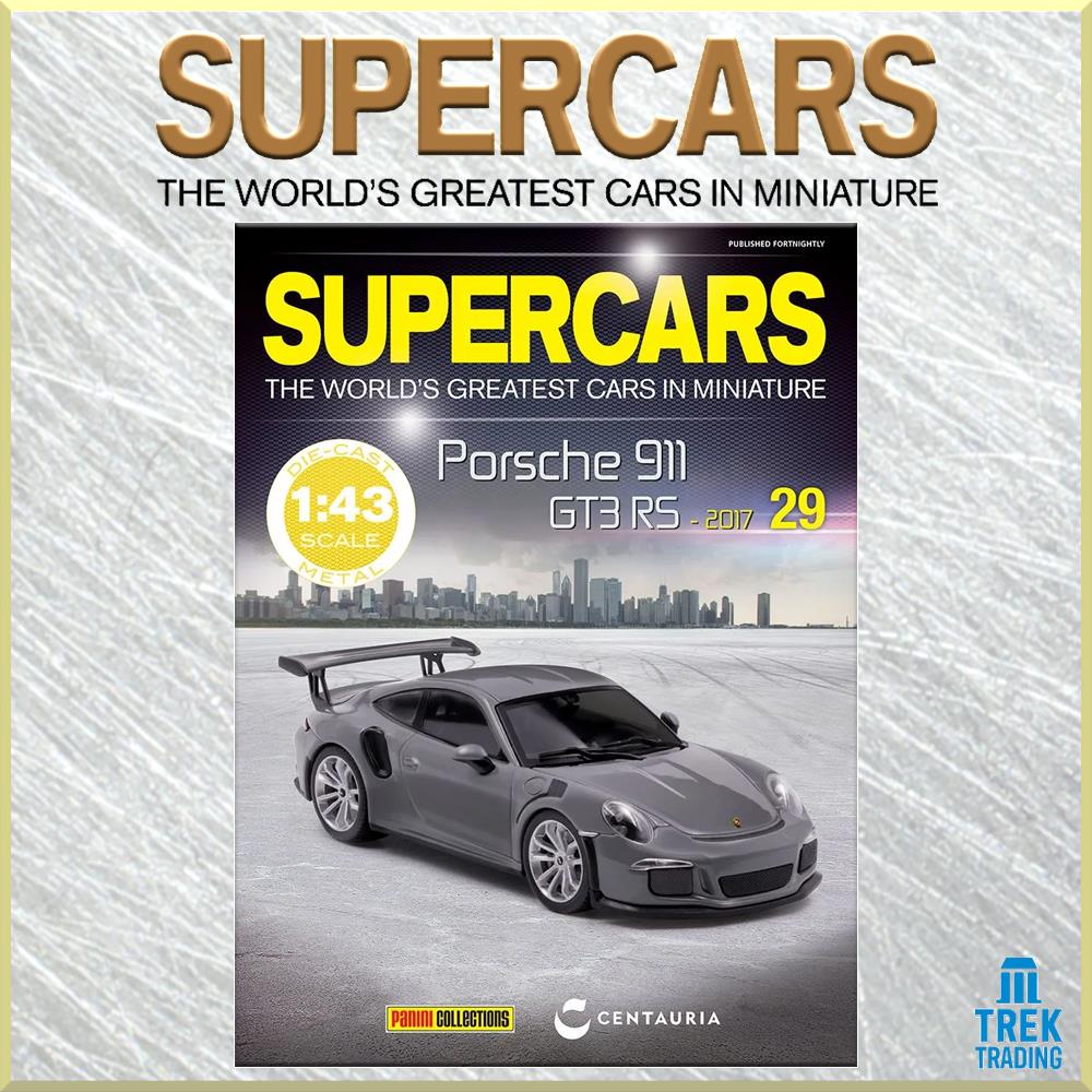Supercars Collection 29 - Porsche 911 GT3 RS 2017 with Magazine
