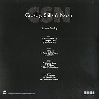 Crosby Stills & Nash Vinyl - Survival Sunday Double Album