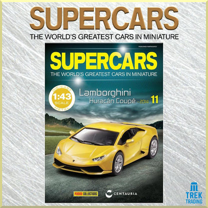 Supercars Collection 11 - Lamborghini Huracán LP610-4 Coupé 2014 with Magazine