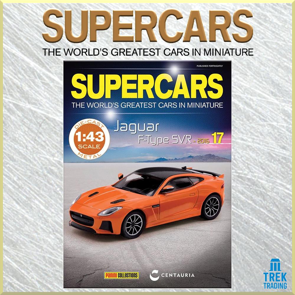 Supercars Collection 17 - Jaguar F Type SVR 2016 with Magazine