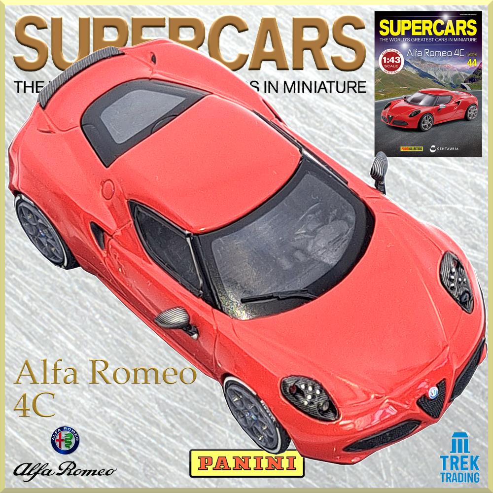 Supercars Collection 44 - Alfa Romeo 4C with Magazine