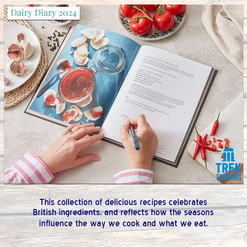 Dairy Diary 2024 & Four Seasons Cookbook Set