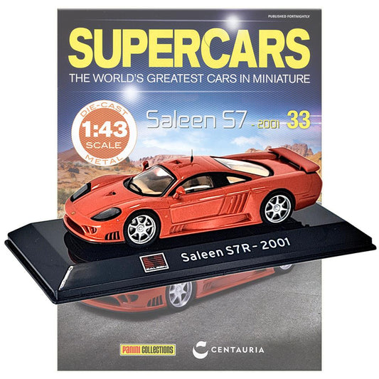 Supercars Collection 33 - Saleen S7R 2001 with Magazine
