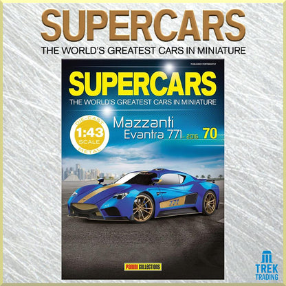 Supercars Collection 70 - Mazzanti Evantra 771 2016 with Magazine