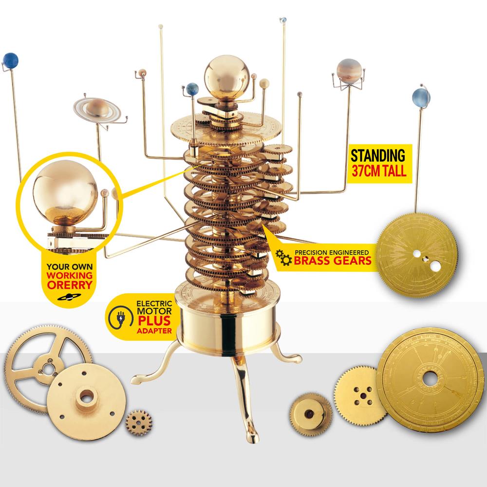 Build a Precision Mechanical Solar System Orrery - New & Complete