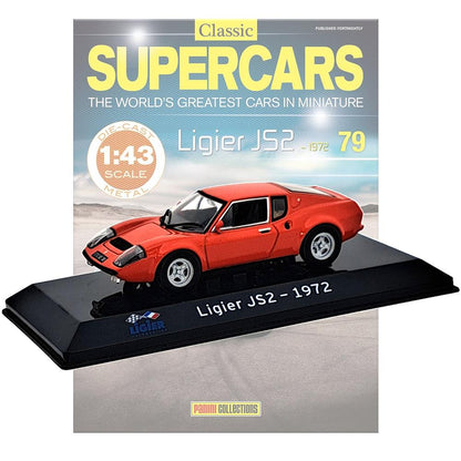Supercars Collection 79 - Ligier JS2 1972 with Magazine