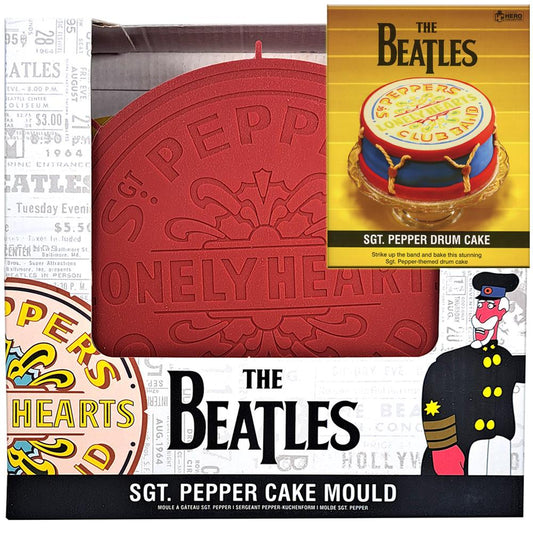 The Beatles Collection - 20cm Sgt. Pepper Cake Mould with Recipe Book