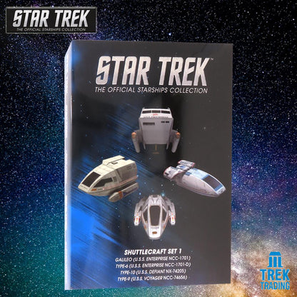 Star Trek Starships Collection - Shuttlecraft Set 1 with Magazines - Issues 1 - 2 - 3 - 4