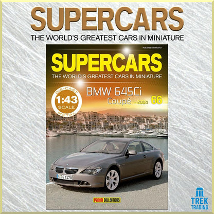Supercars Collection 66 - BMW 645Ci Coupé 2004 with Magazine