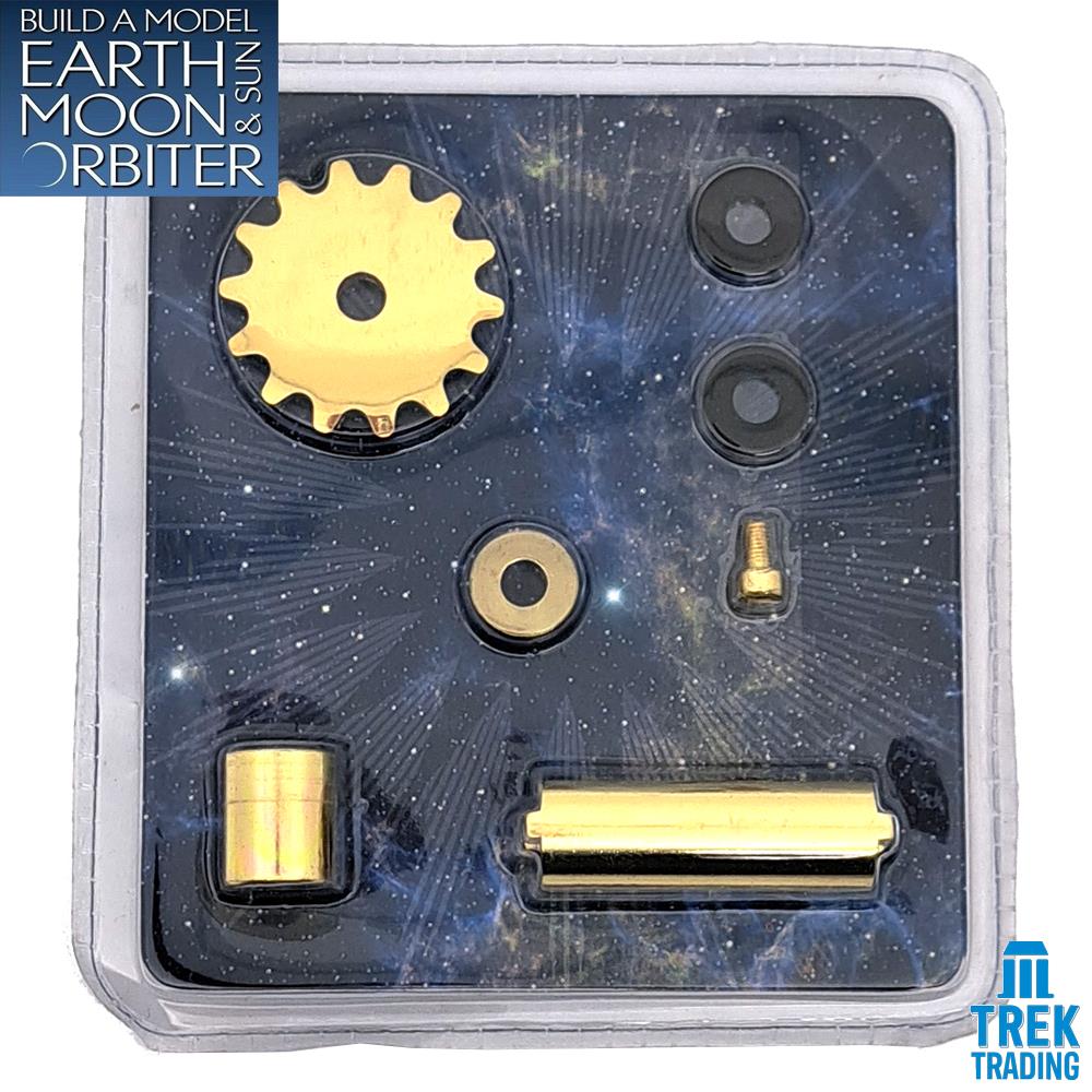 Build A Model Earth Moon and Sun Orbiter Tellurion Parts - Set 56 - Space Tube and 14 Tooth Sprocket Set